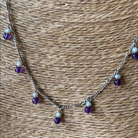 Sterling  silver  necklace - Picture 2 of 4